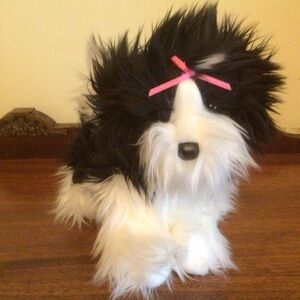 Douglas Shih tzu Plush Dog with Pink Bow